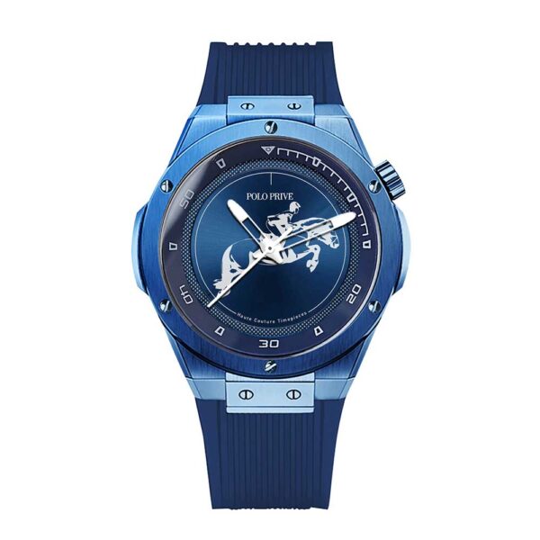 All-black silicon strap sport luxury watch – PP-8661-24-BLBLBL